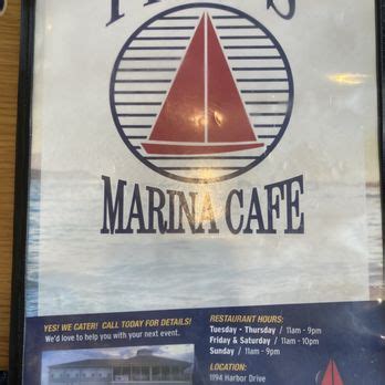 phils marina|PHIL’S MARINA CAFE .